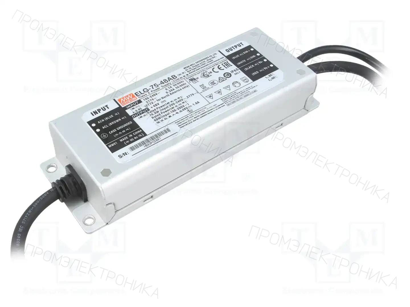 MEAN WELL ELG-75-48AB — Блоки питания для LED