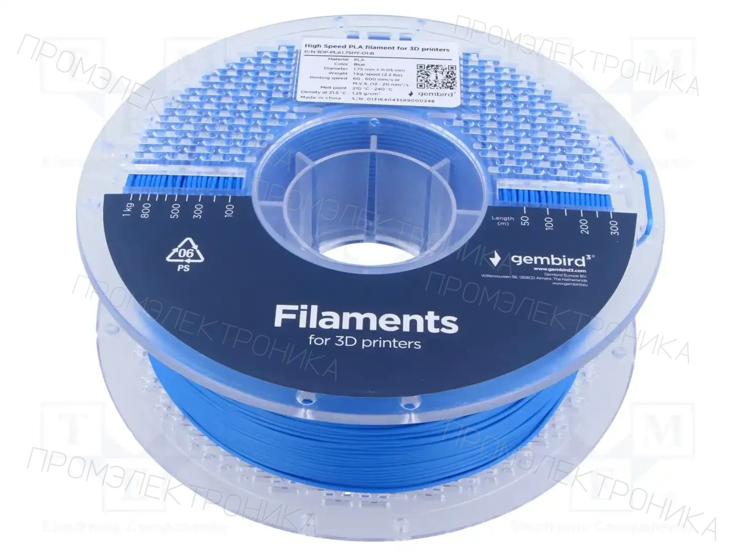 GEMBIRD 3DP-PLA1.75HY-01-B — Принтеры 3D и аксессуары