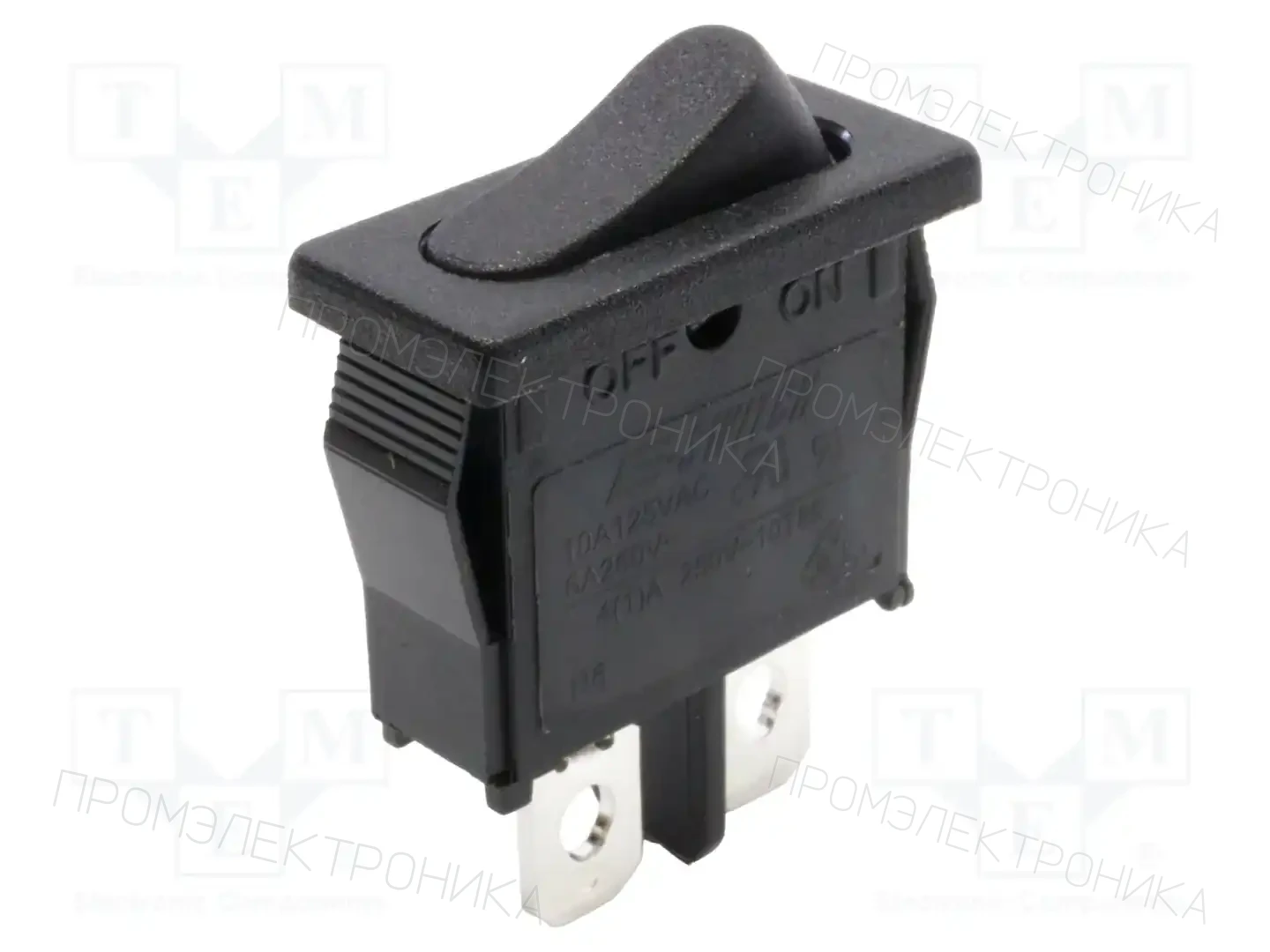 E-SWITCH R6ABLKBLKEF — Переключатели типа Rocker