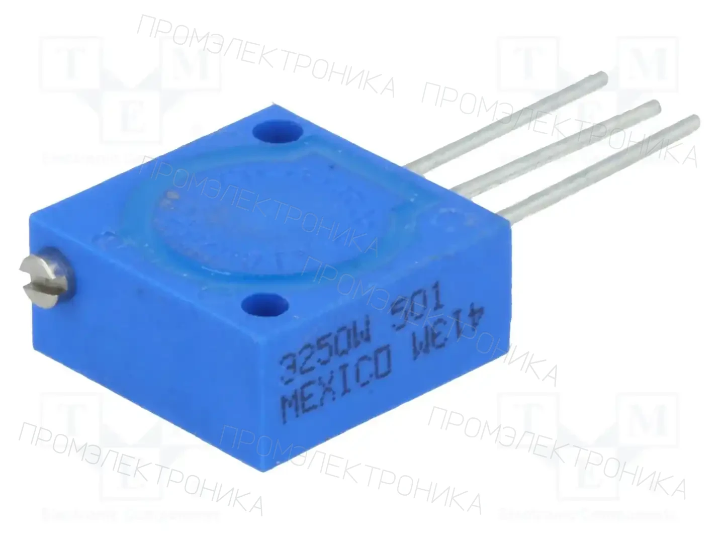 BOURNS 3250W-1-501 — Потенциометры THT многооборотные 1/2 дм