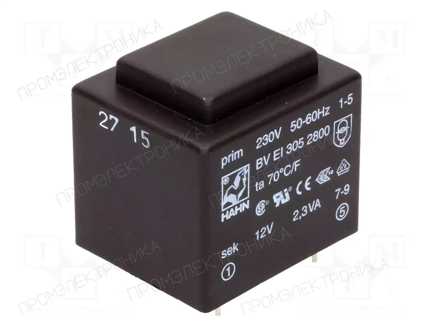HAHN BV EI 305 2800 — Трансформаторы PCB