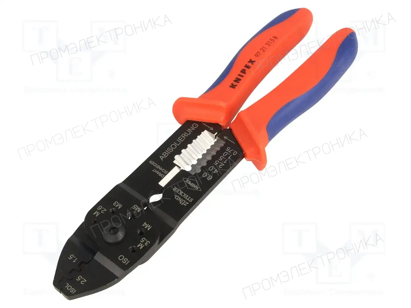 KNIPEX 97 21 215 B — Зажимные уст-ва кабельных наконечников
