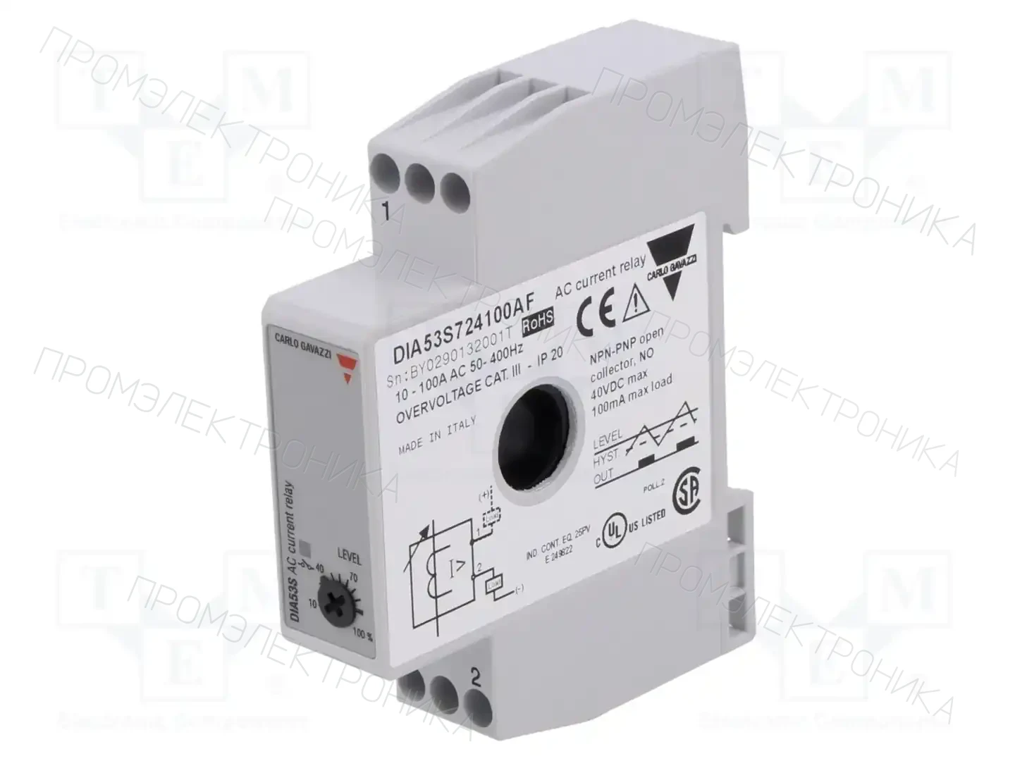 CARLO GAVAZZI DIA53S724100AF — Контрольные реле