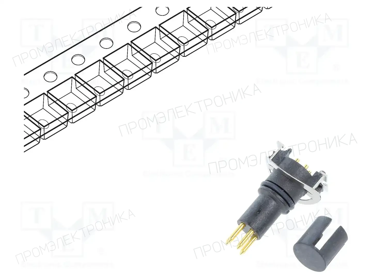 AMPHENOL LTW M8S-04PMMT-EE0001 — Разъeмы M8