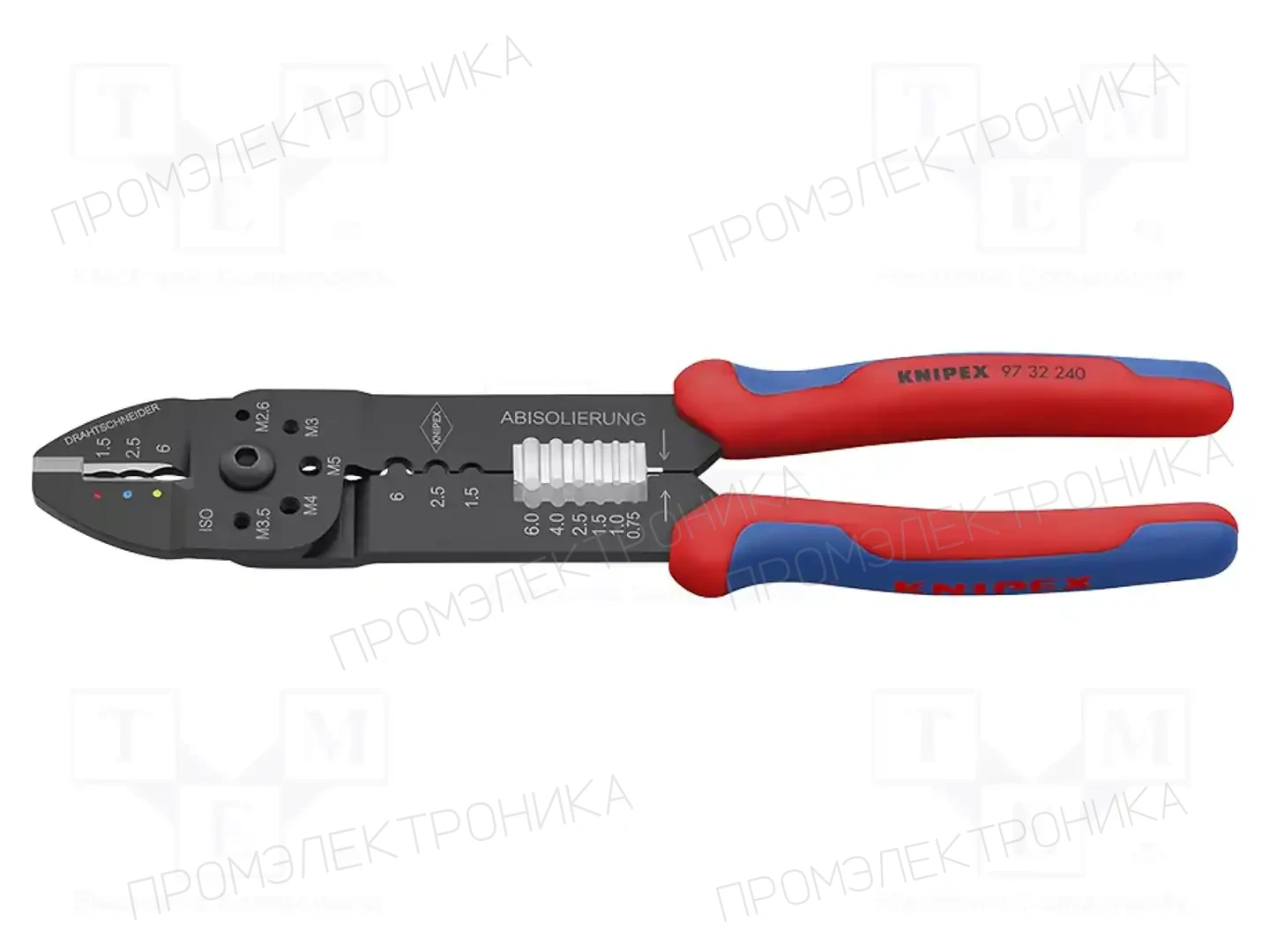 KNIPEX 97 32 240 — Зажимные уст-ва кабельных наконечников