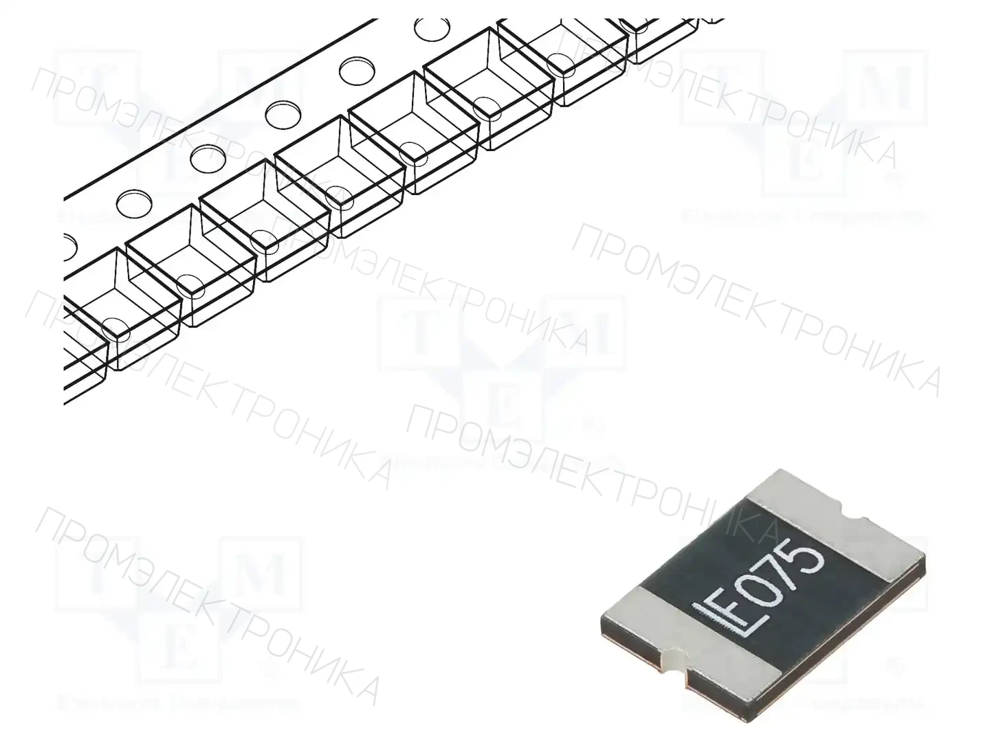 LITTELFUSE 2920L075DR — Предохранители полимерные SMD