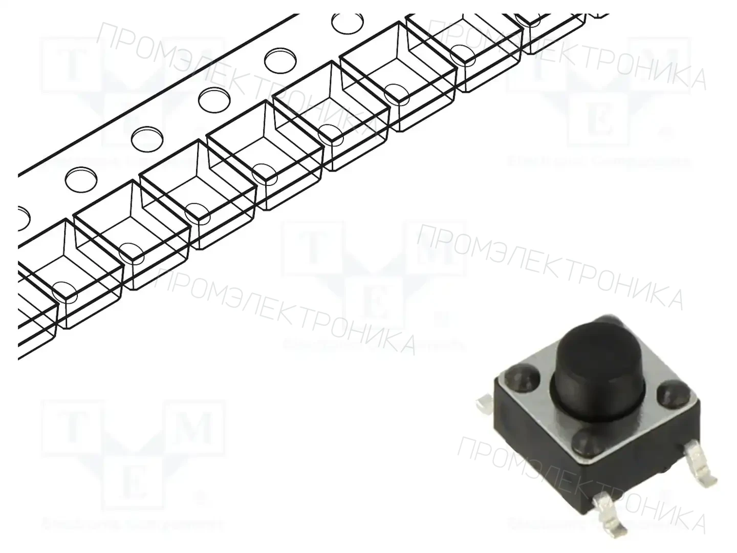 CONNFLY DS1042-03-119KKR25010 — Микропереключатели TACT