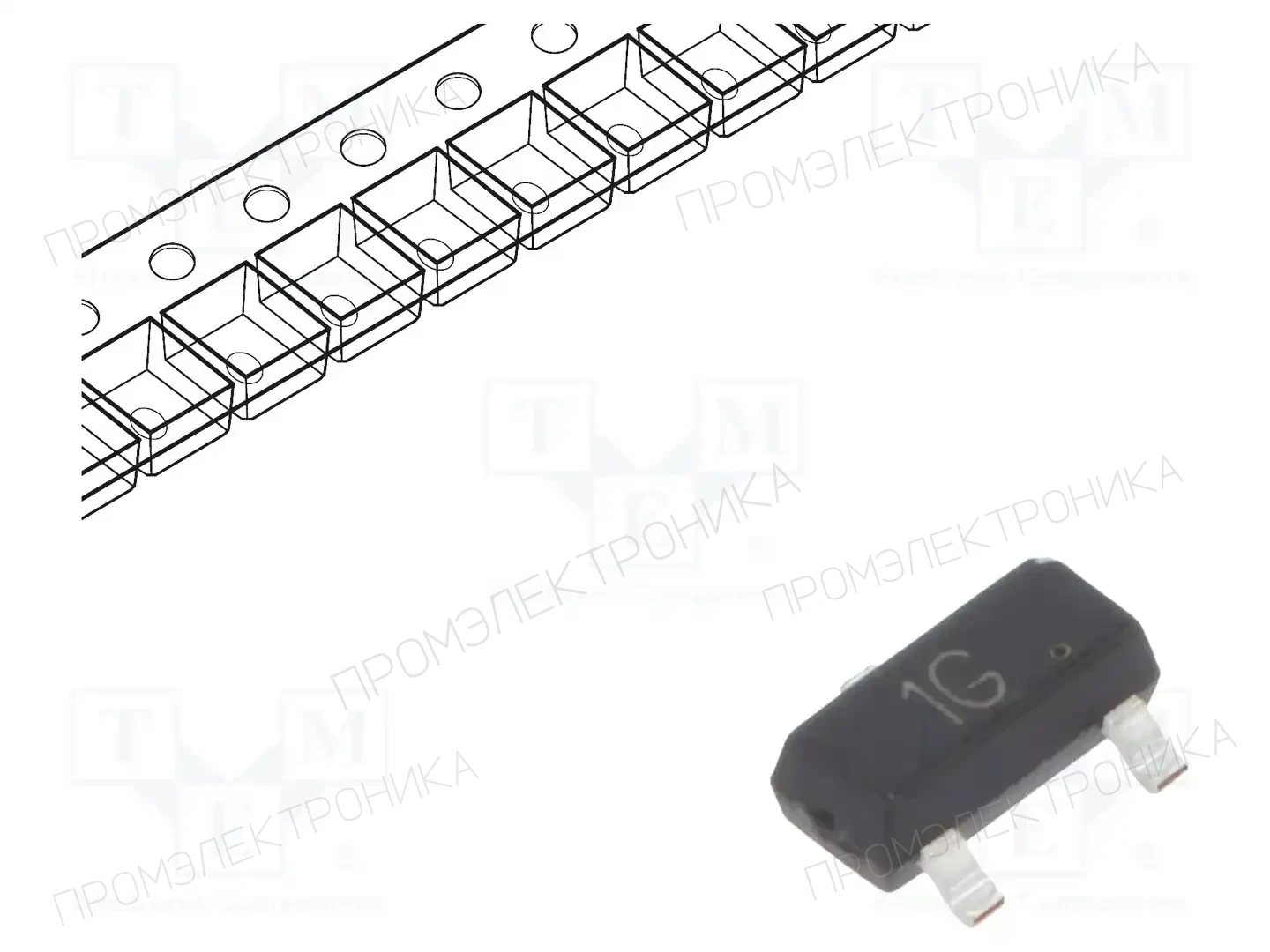 MICRO COMMERCIAL COMPONENTS BC847C-TP — Транзисторы NPN SMD