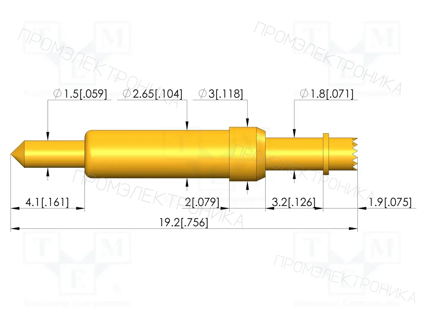 INGUN GKS-913 306 180 A 0802 1 — Измерительные щупы