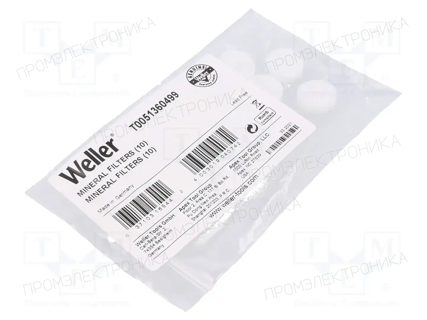 WELLER T0051360499 — Паяльные станции - запчасти