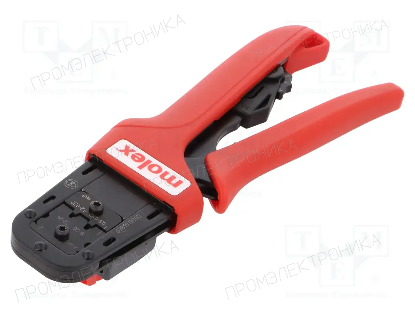 MOLEX 0638191300 — Зажимные уст-ва кабельных наконечников