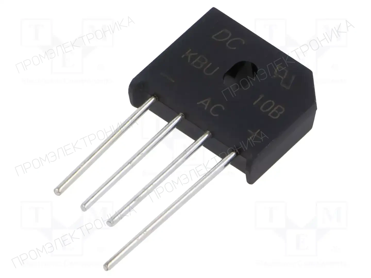 DC COMPONENTS KBU10B — Однофазные мосты диодные плоские