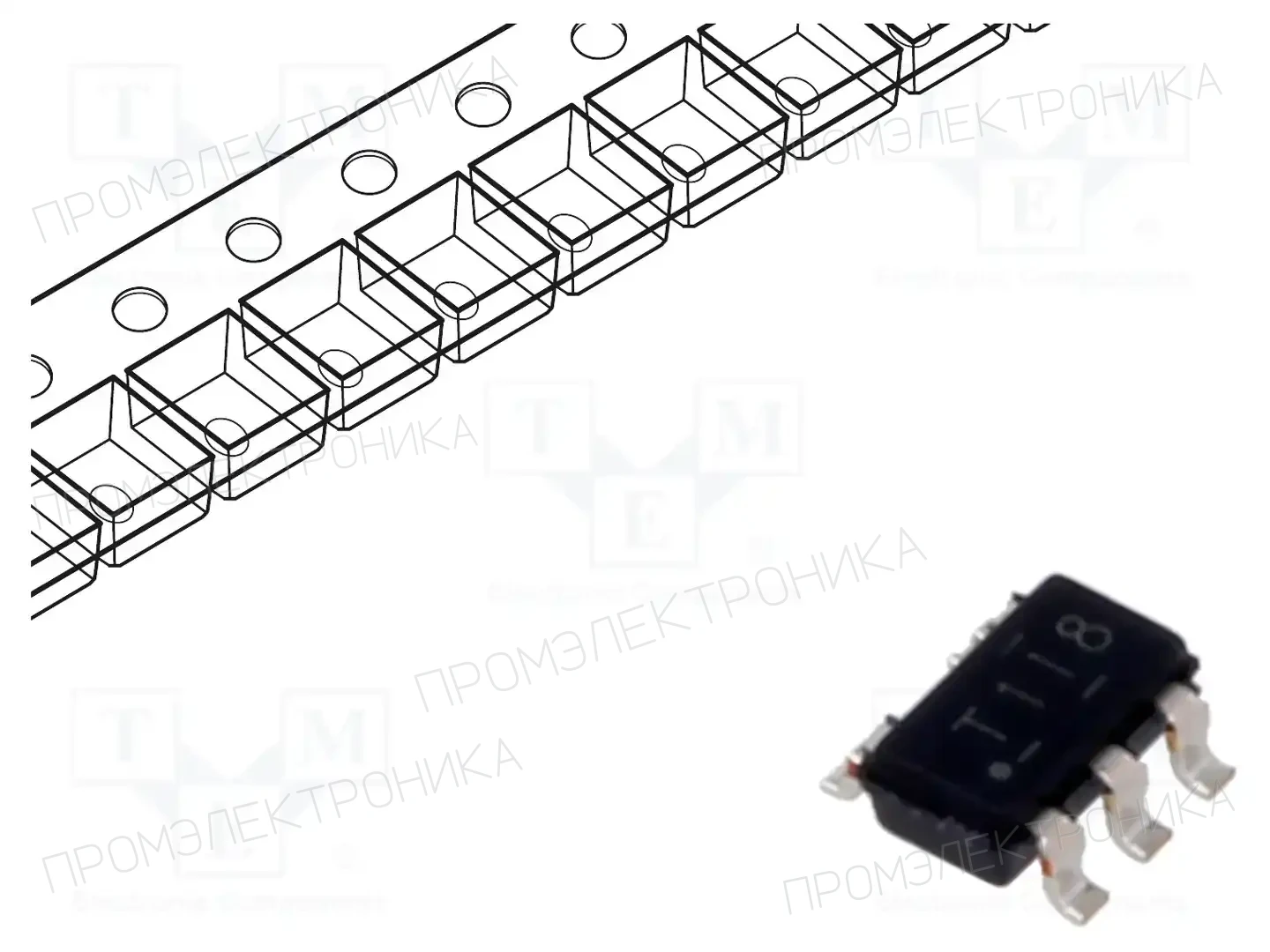 Texas Instruments TL331IDBVT — Компараторы SMD