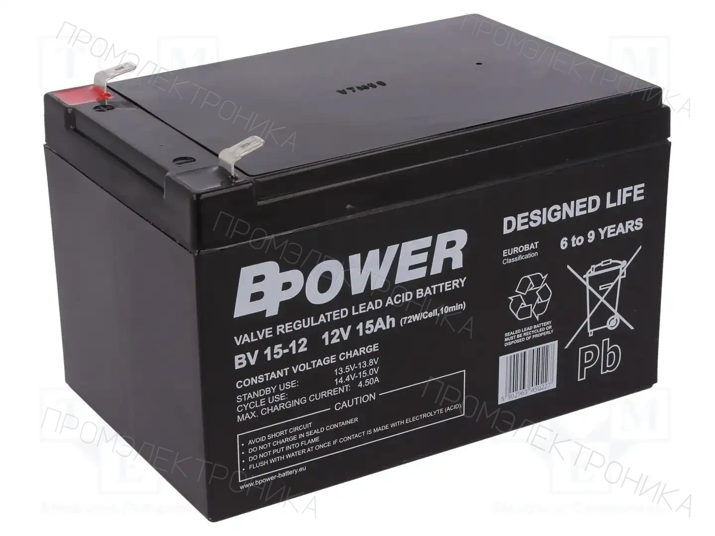 BPOWER BV 15-12 — Аккумуляторы кислотные