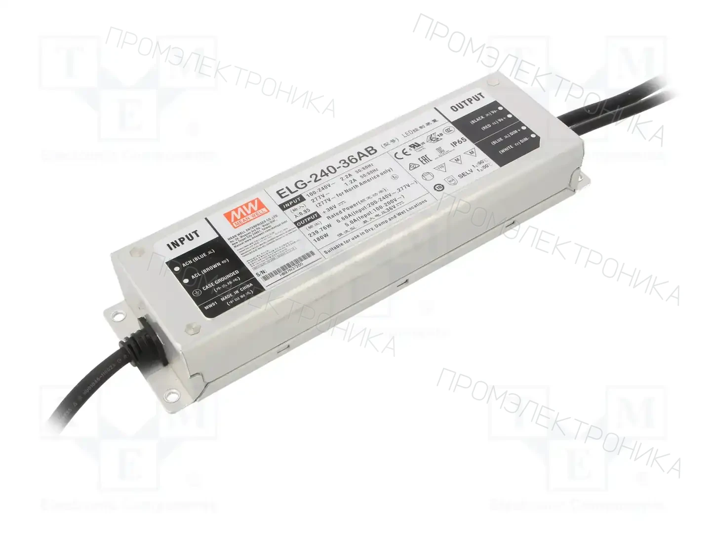 MEAN WELL ELG-240-36AB — Блоки питания для LED