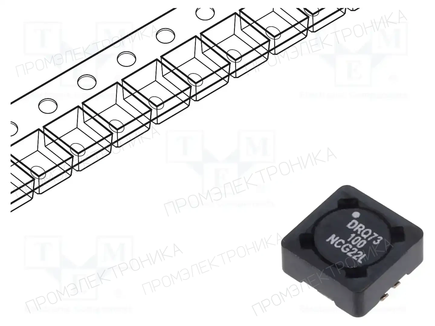 EATON ELECTRONICS DRQ73-100-R — Дроссели