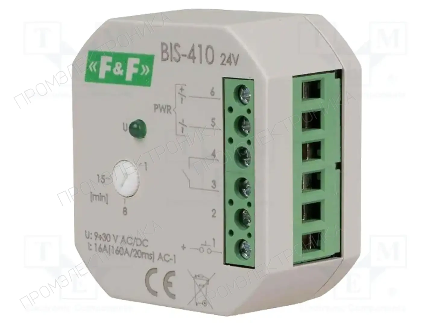 F&F BIS-410-24V — Монтажные реле
