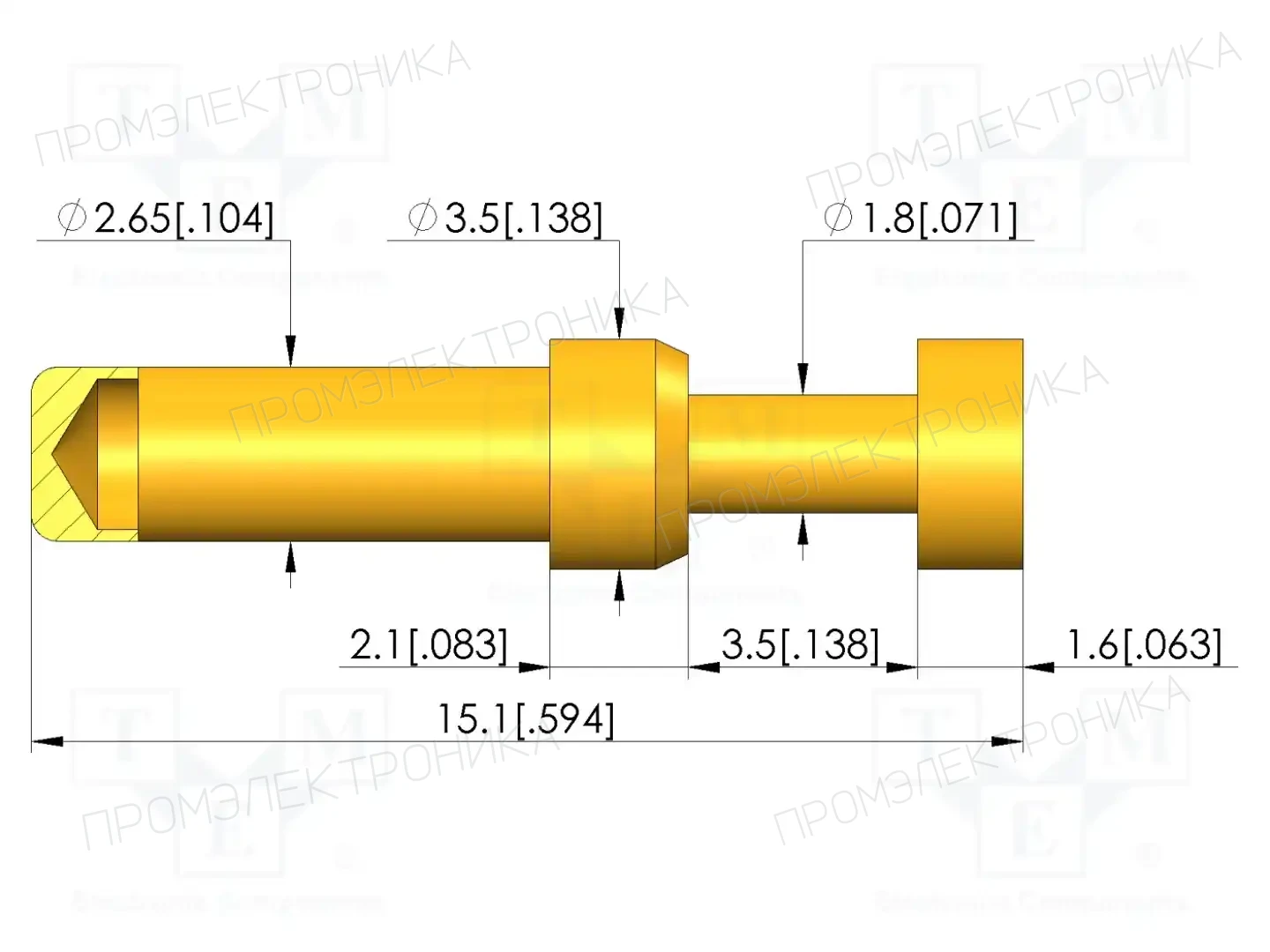 INGUN GKS-913 102 350 A 0802 S — Измерительные щупы