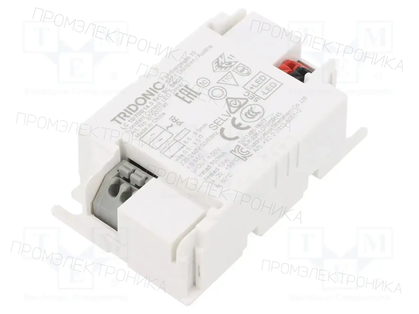 TRIDONIC LC 10/700/14.5 FIXC SC SNC2 — Блоки питания для LED