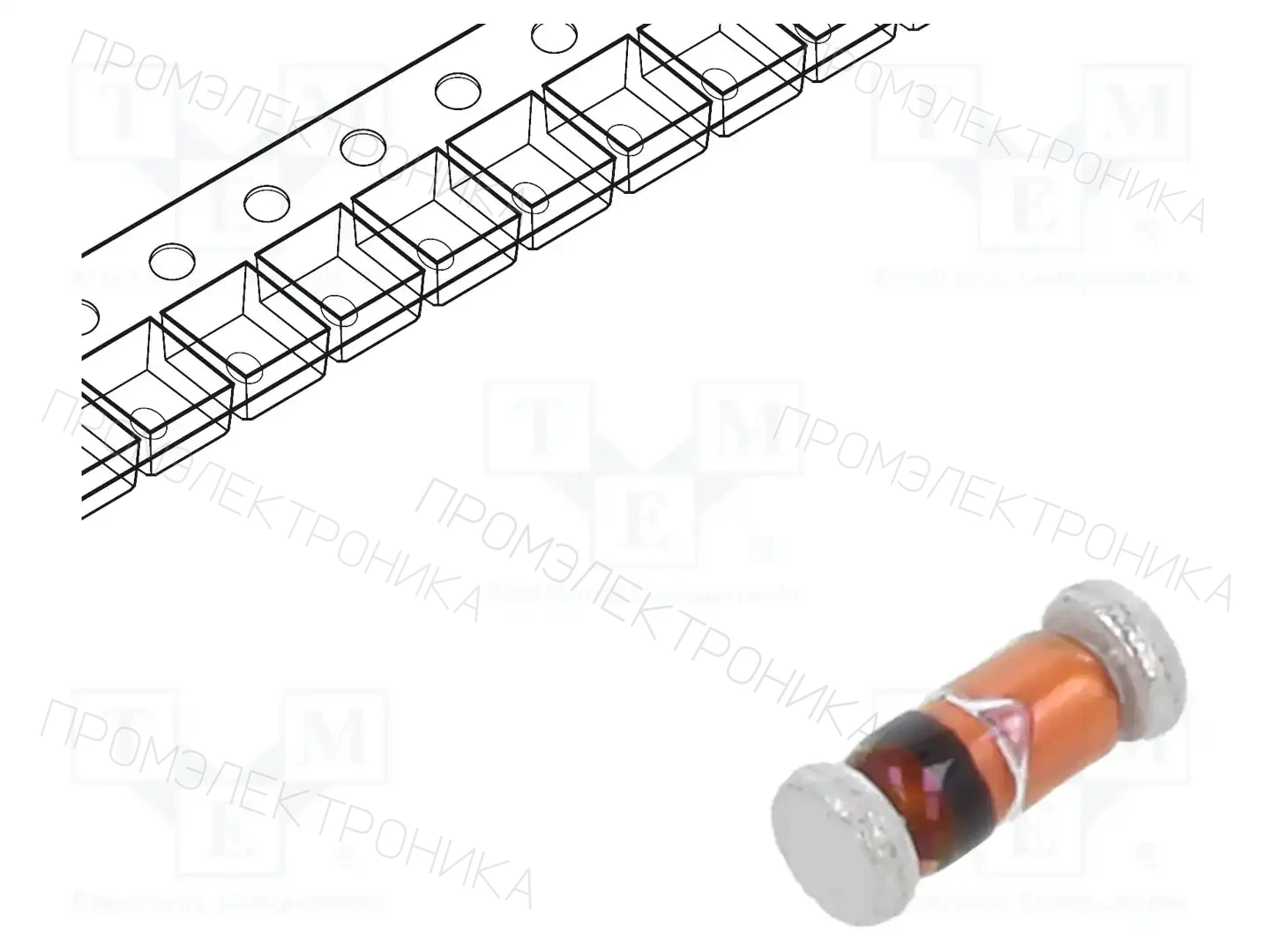 onsemi FDLL4448 — Универсальные диоды SMD
