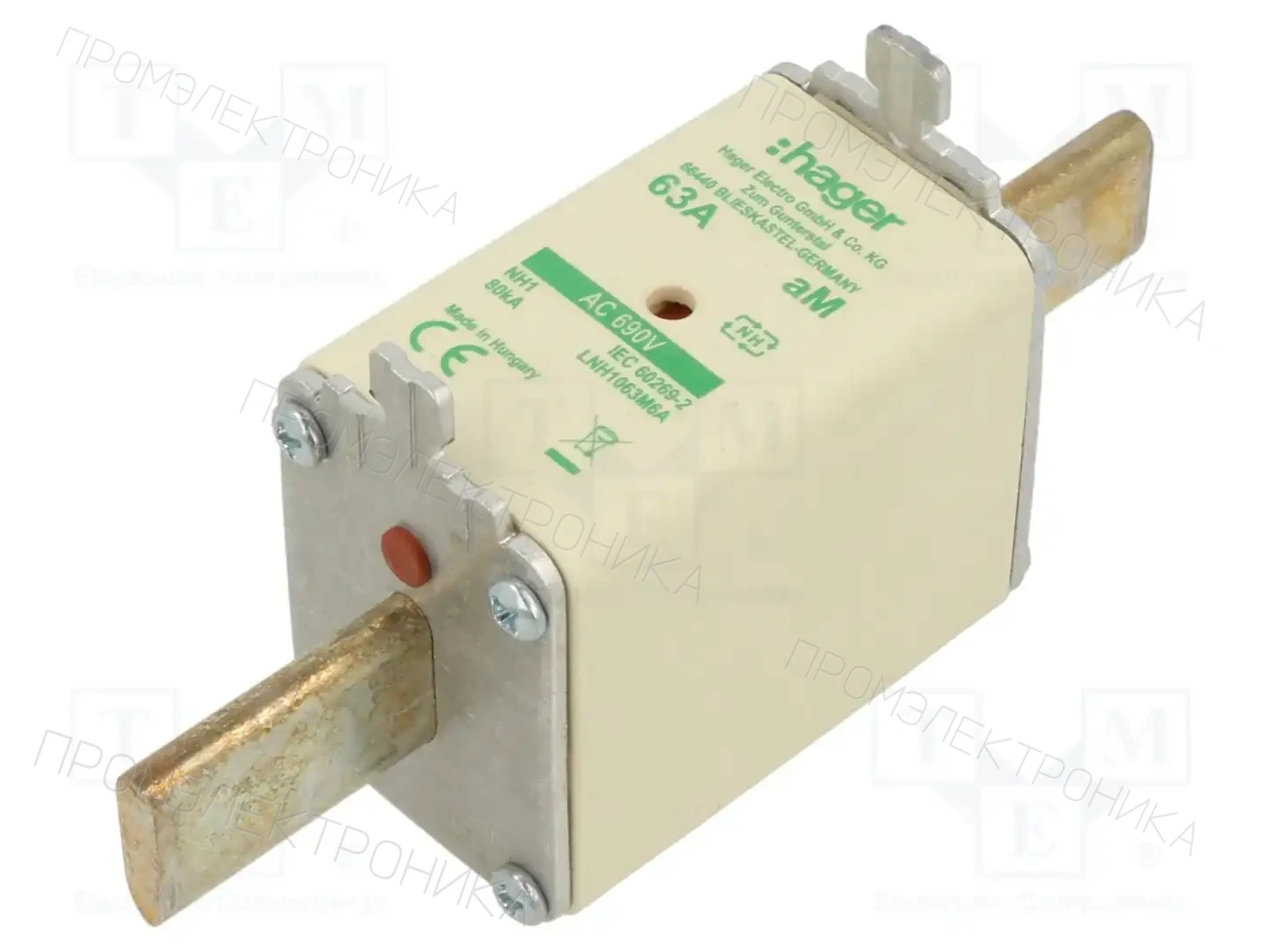 HAGER LNH1063M6A — Предохранители NH