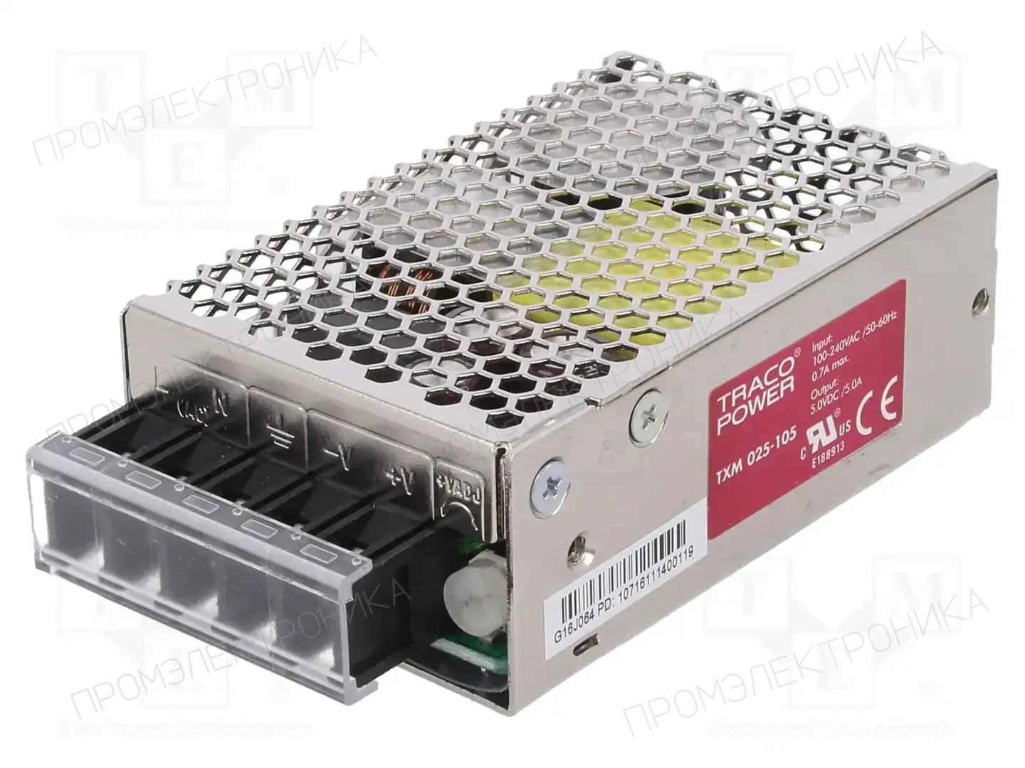 TRACO POWER TXM 025-105 — Блоки питания для встраивания