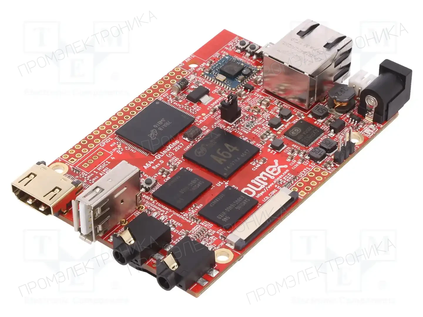OLIMEX A64-OLINUXINO-1GE4GW — Одноплатные компьютеры