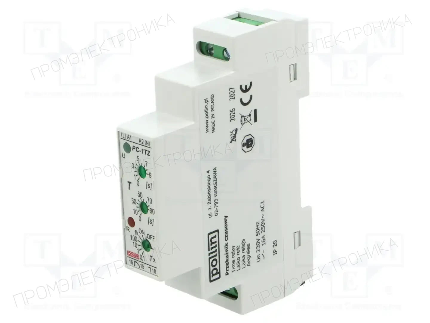 POLLIN PC-1TZ — Временные аналоговые реле