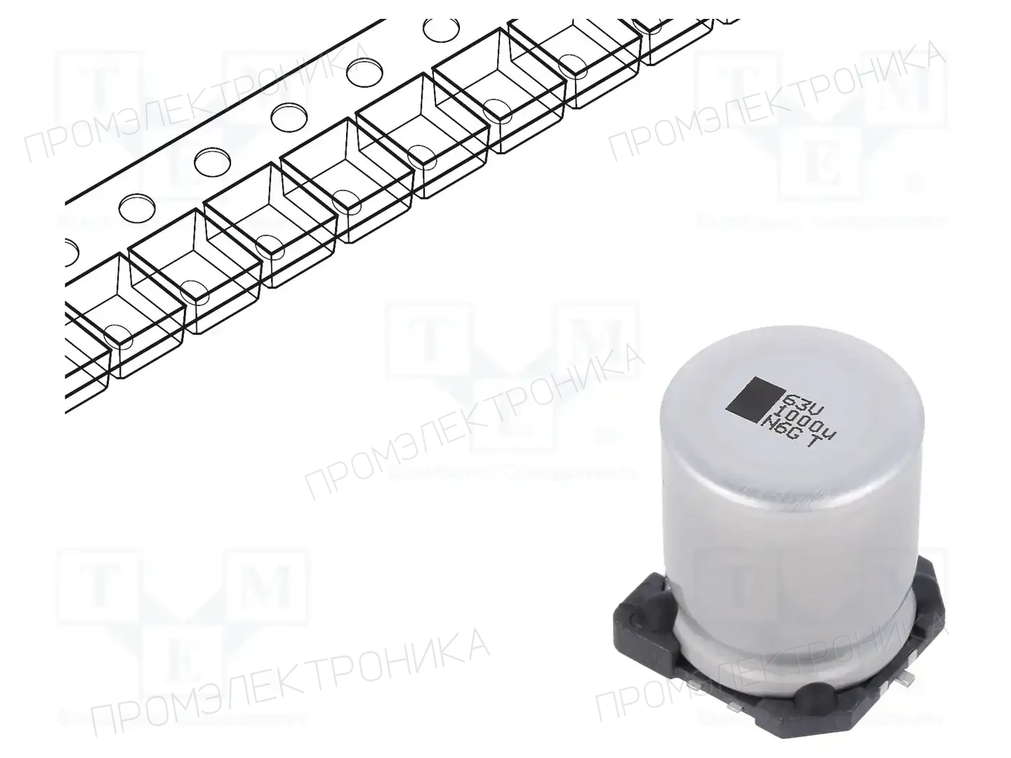 VISHAY MAL214699814E3 — Конденсаторы электролитические SMD