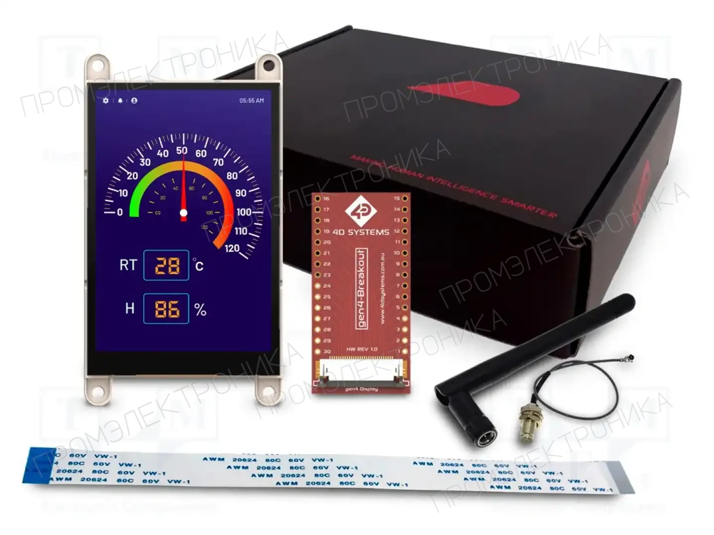 4D Systems GEN4-ESP32-35CT — Интеллигентные дисплеи