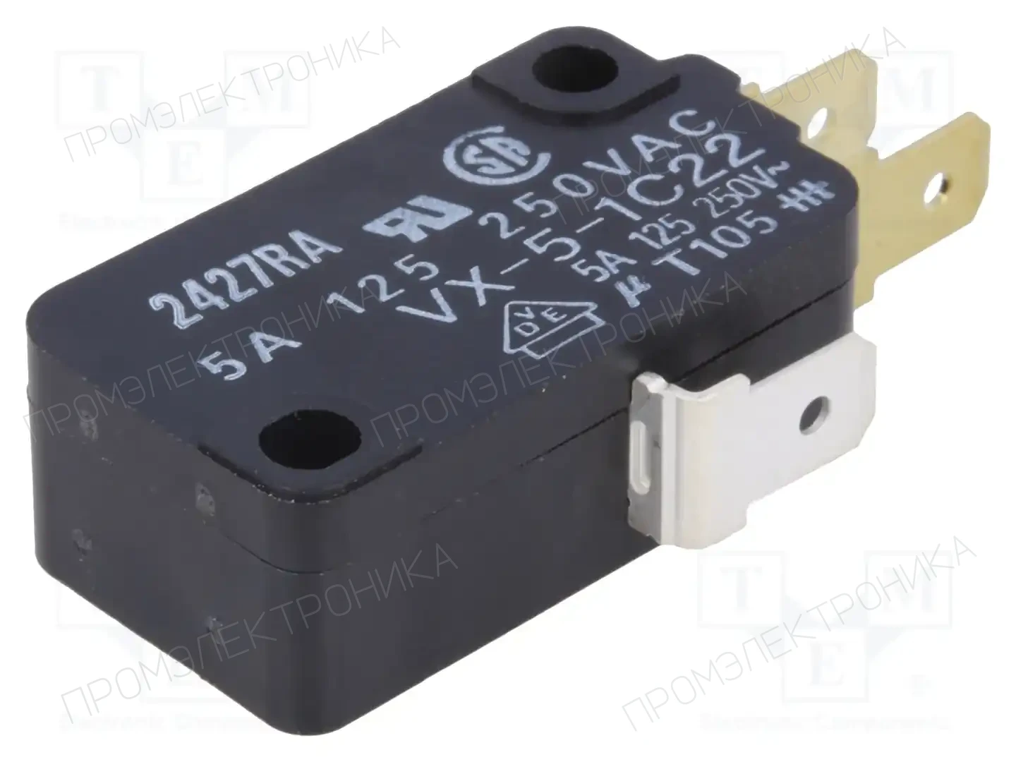 OMRON Electronic Components VX-5-1C22 — Микропереключатели SNAP ACTION