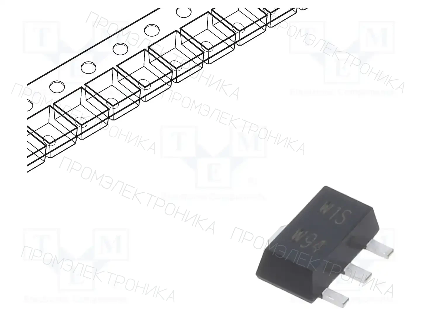 NEXPERIA PBSS5330X,115 — Транзисторы PNP SMD