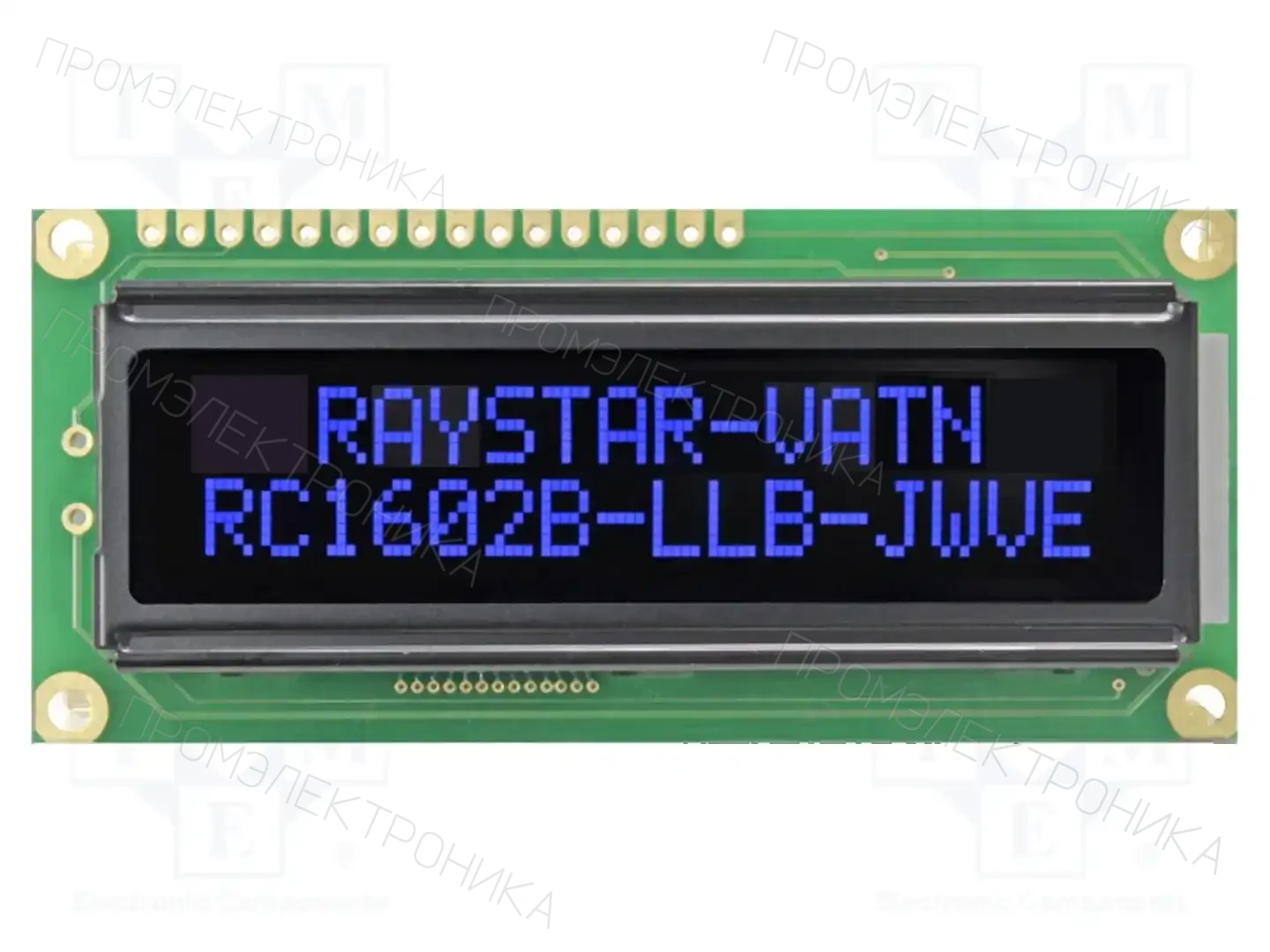 RAYSTAR OPTRONICS RC1602B-LLB-JWVE — Дисплеи LCD буквенно-цифровые
