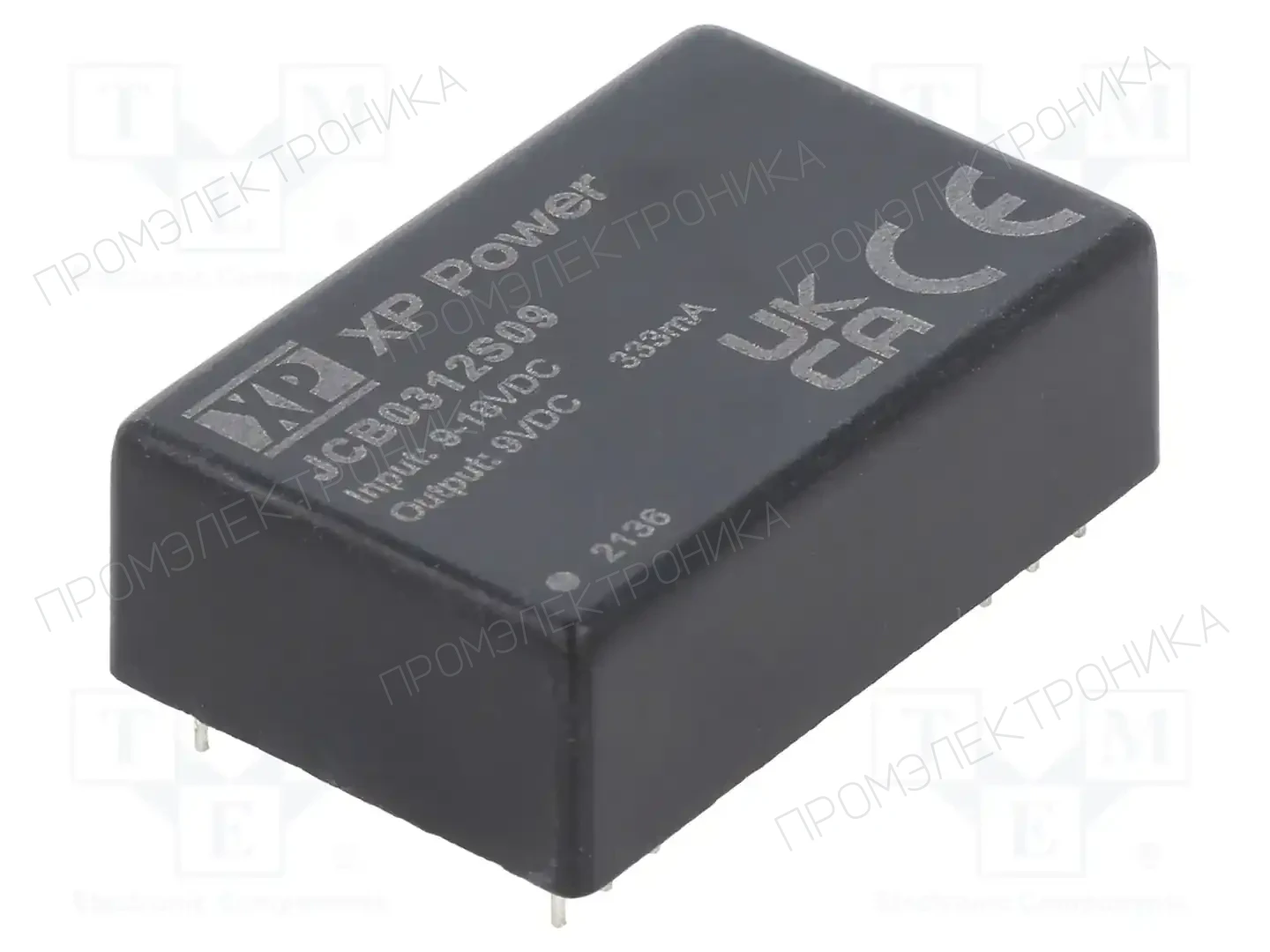 XP POWER JCB0312S09 — Преобразователи DC/DC