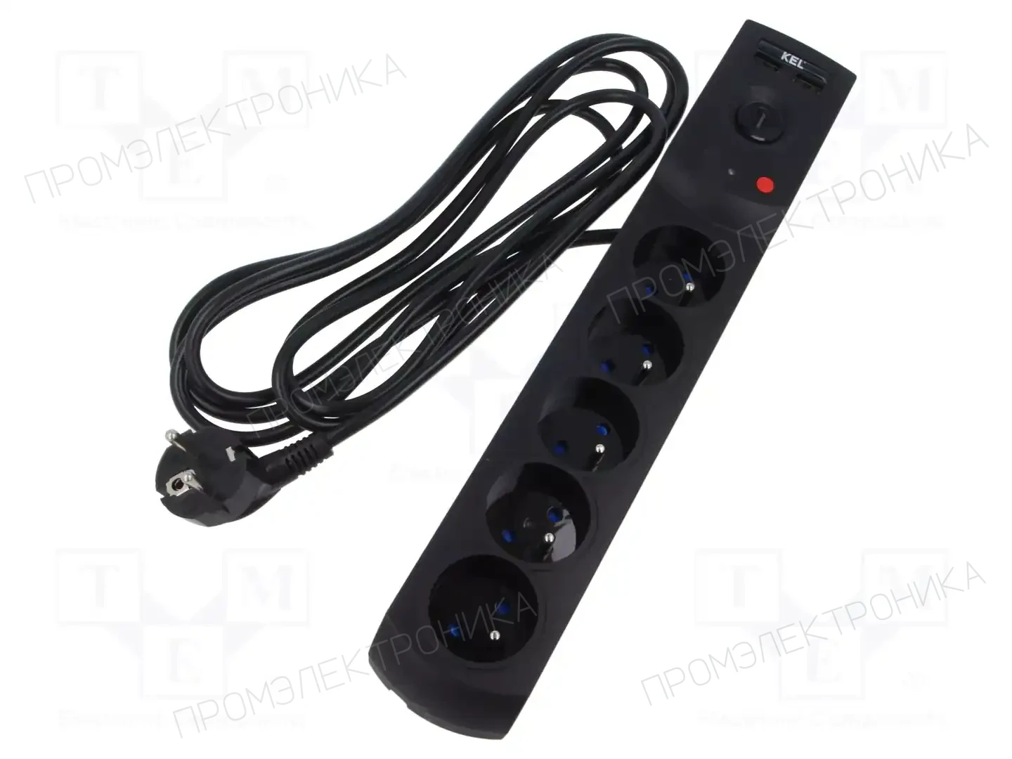KEL AX5/PRO/USB/3M/CZARNY — Планки защиты от перенапряжения