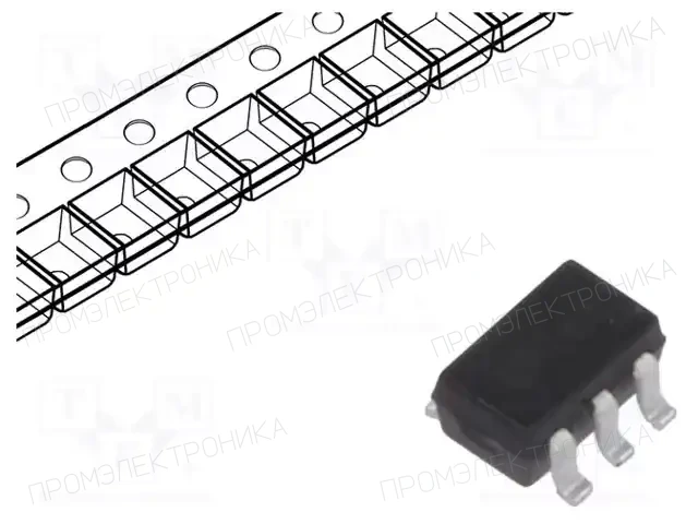 DIODES INCORPORATED 74LVC1G14SE-7 — Ворота, инверторы