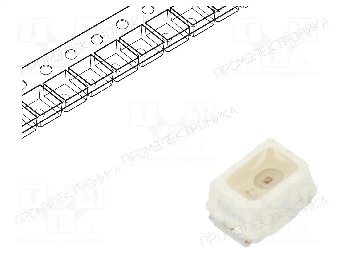 VISHAY VLMS20J2L1-GS08 — Светодиоды SMD цветные