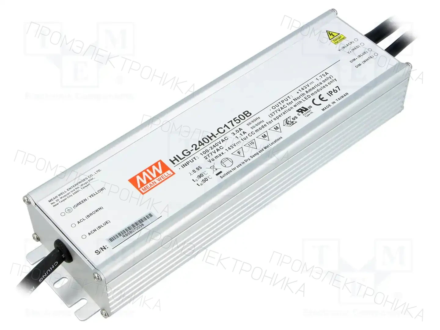 MEAN WELL HLG-240H-C1750B — Блоки питания для LED