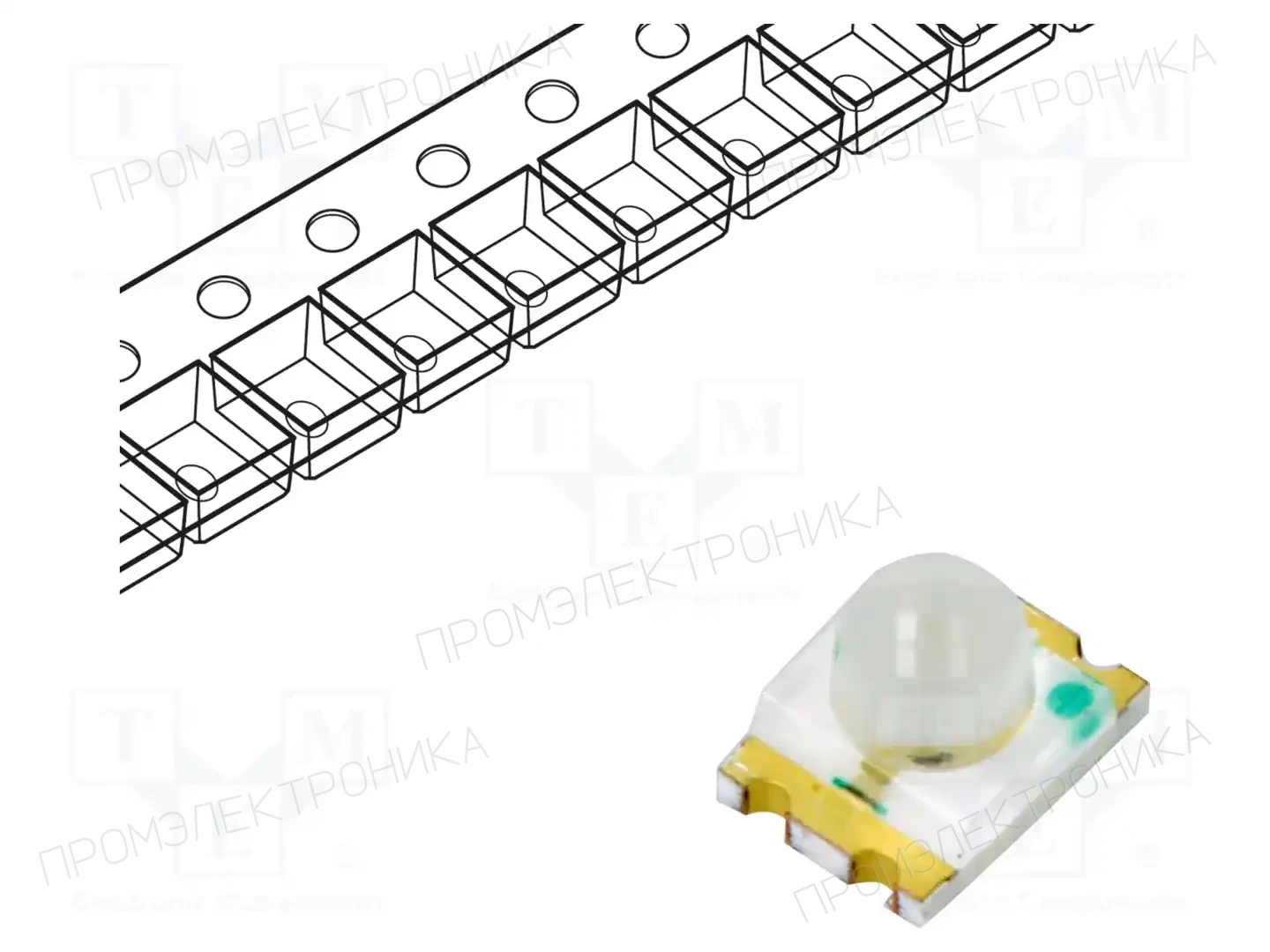OPTOSUPPLY OSG5322421E — Светодиоды SMD цветные