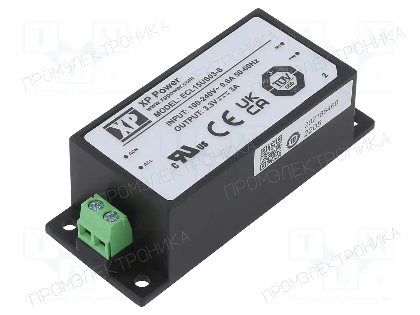 XP POWER ECL15US03-S — Блоки питания для встраивания