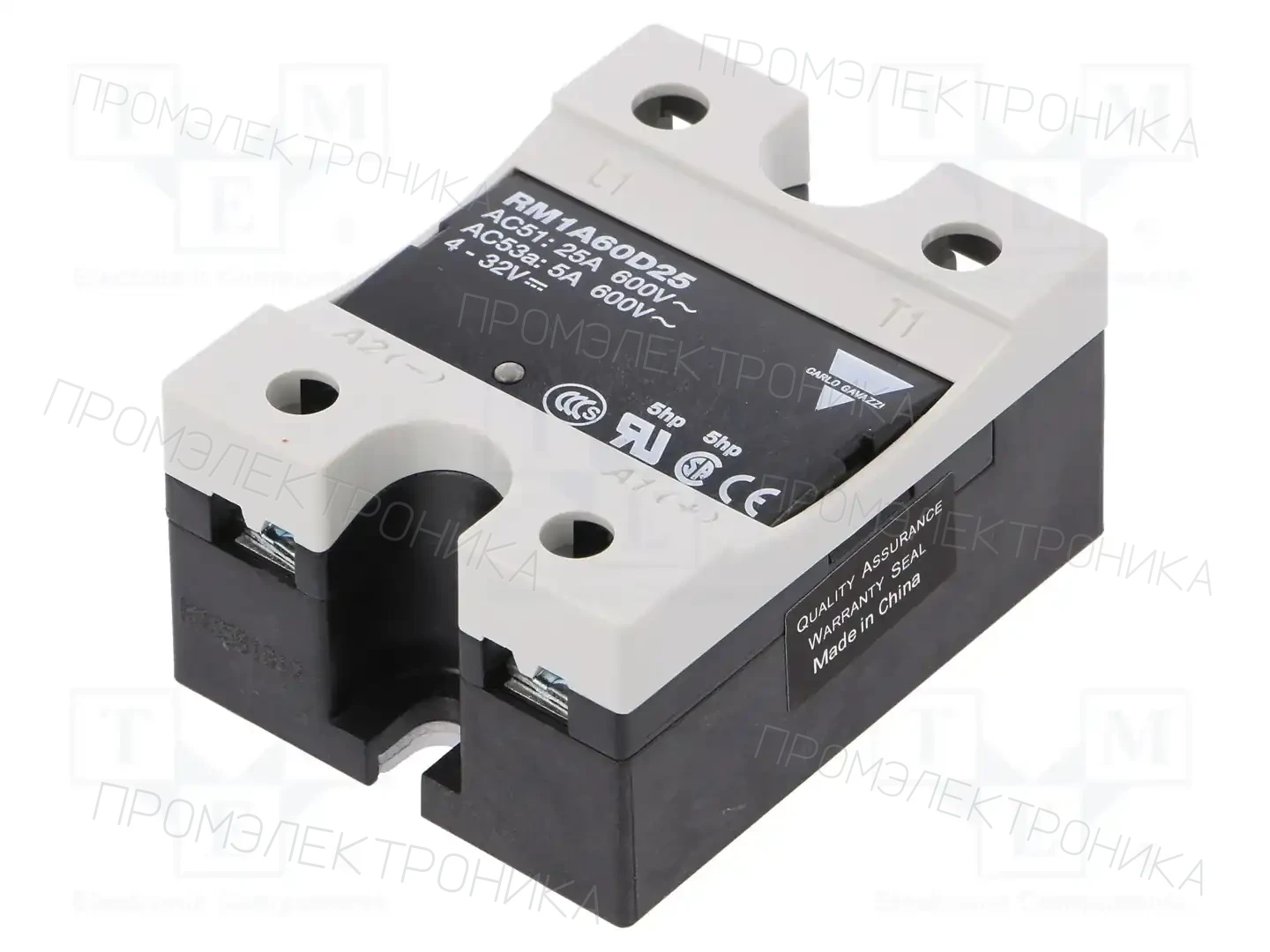 CARLO GAVAZZI RM1A60D25 — Реле SSR однофазные