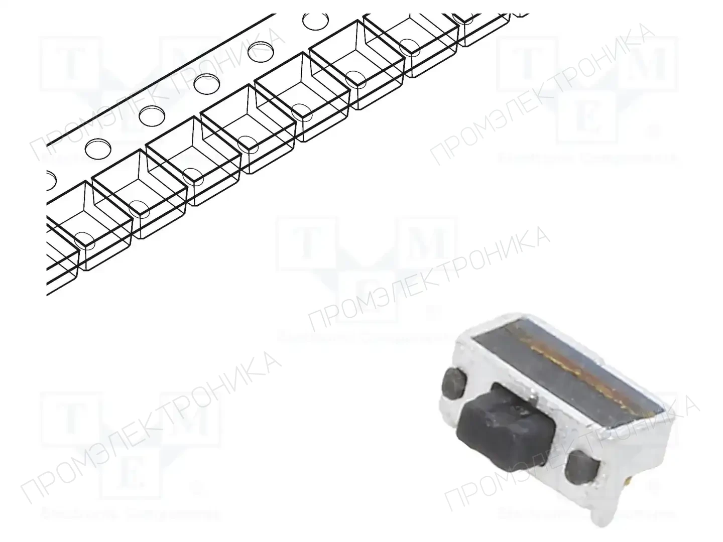 E-SWITCH TL6340AF160Q — Микропереключатели TACT
