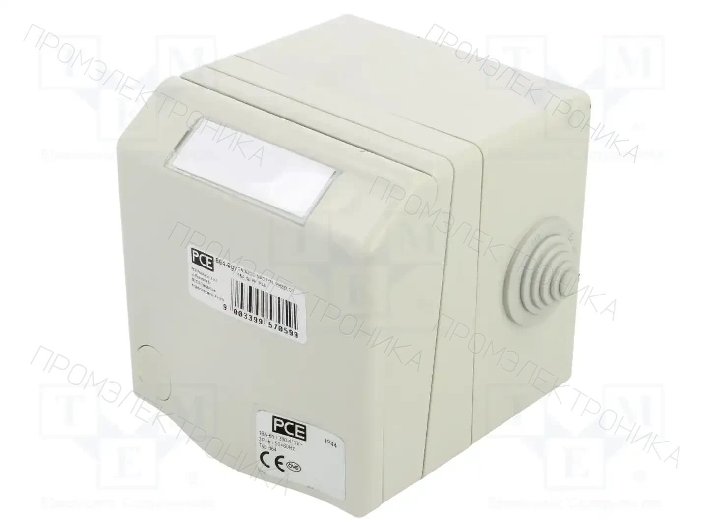 PCE 864-6GV — Многофазные разъемы IEC 60309