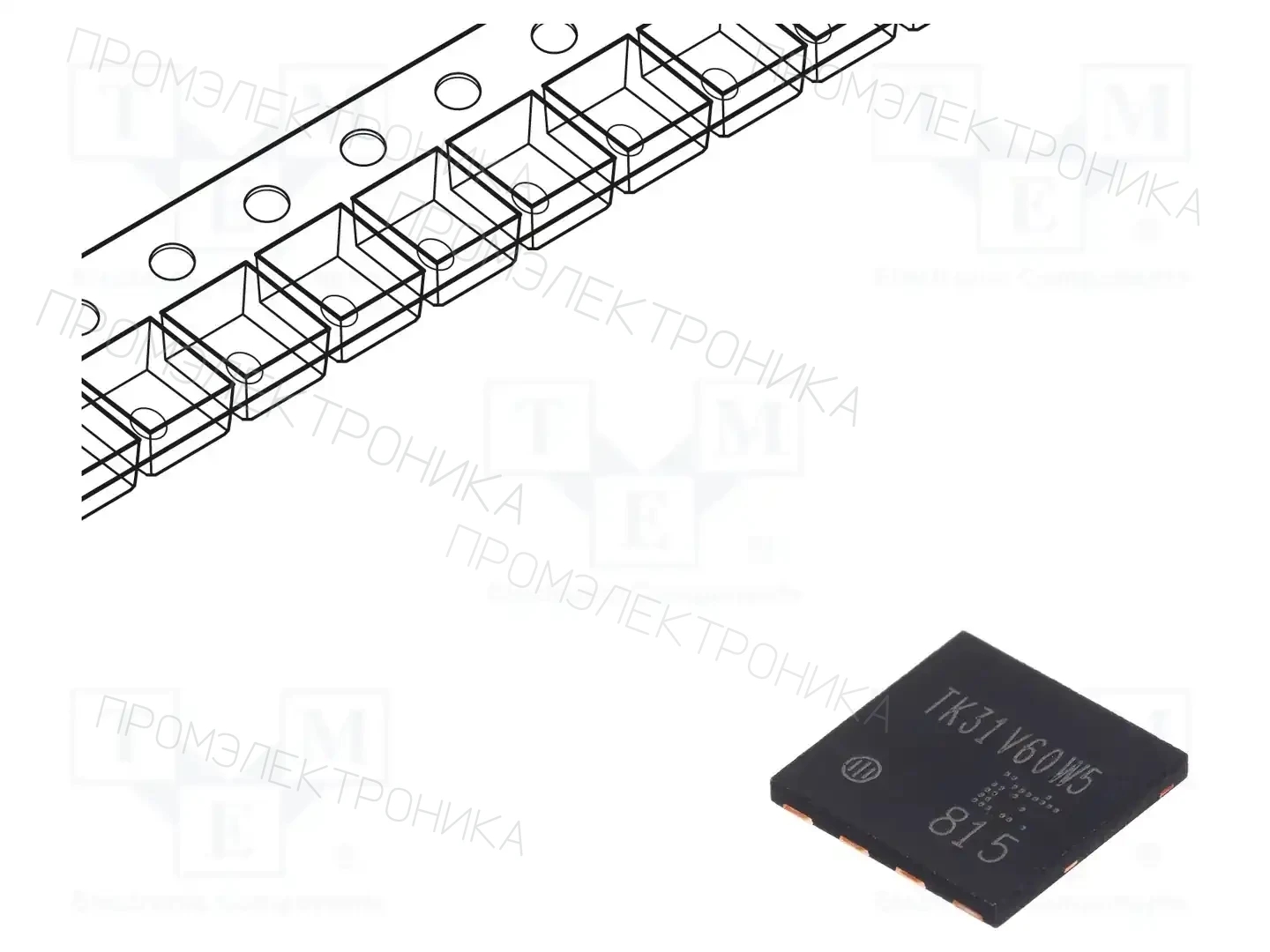TOSHIBA TK31V60W5,LVQ(S — Транзисторы с каналом N SMD