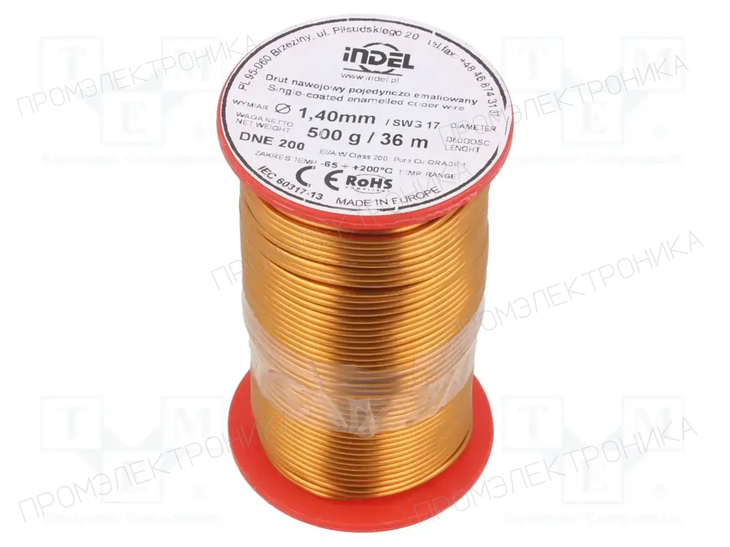 INDEL DNE1,40-500G — Проволока обмоточная