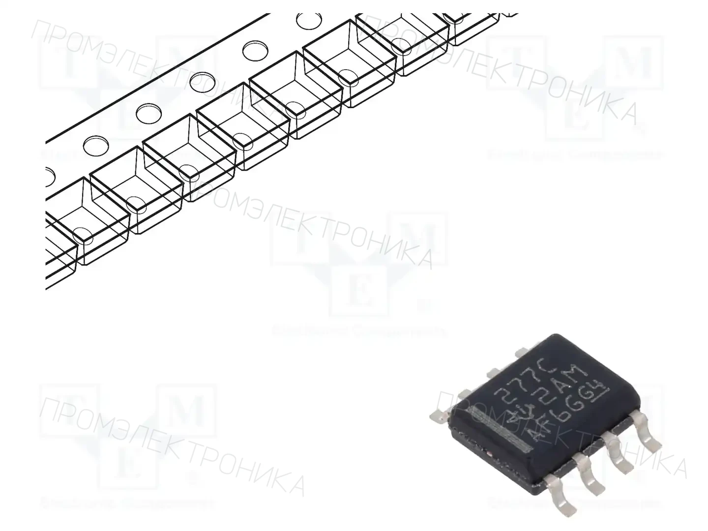 Texas Instruments TLC277CDR — Операционные усилители SMD