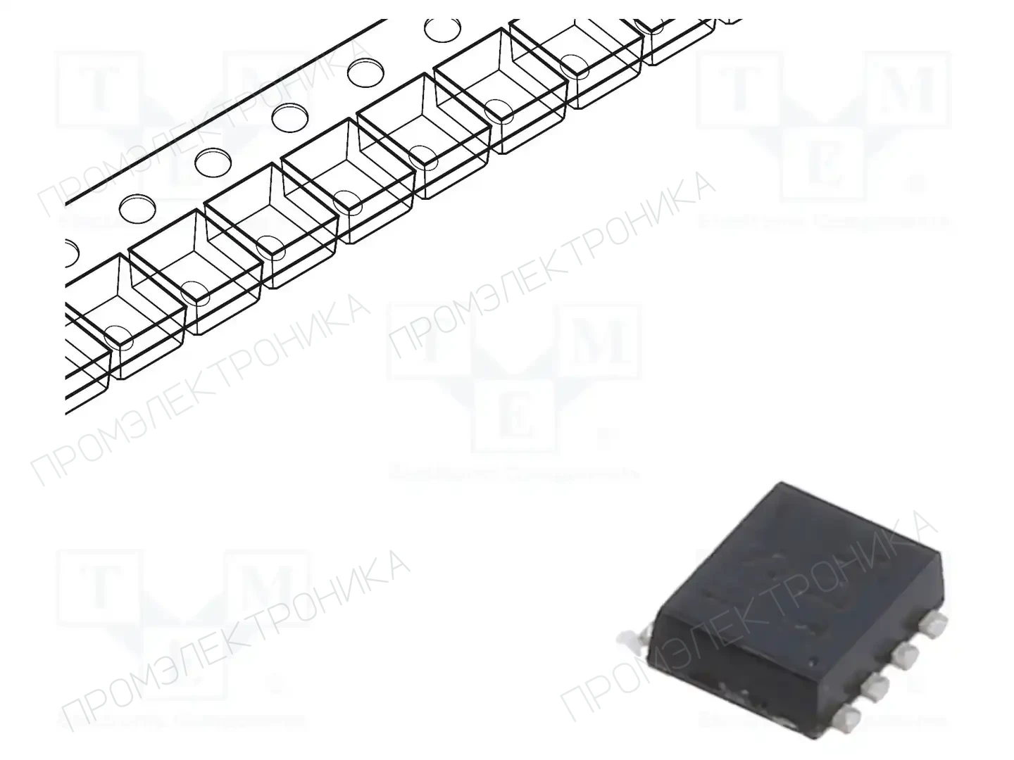 onsemi ECH8695R-TL-W — Транзисторы многоканальные