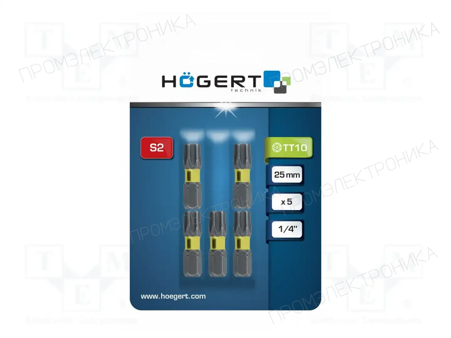 HÖGERT TECHNIK HT1S135 — Наконечники для отверток
