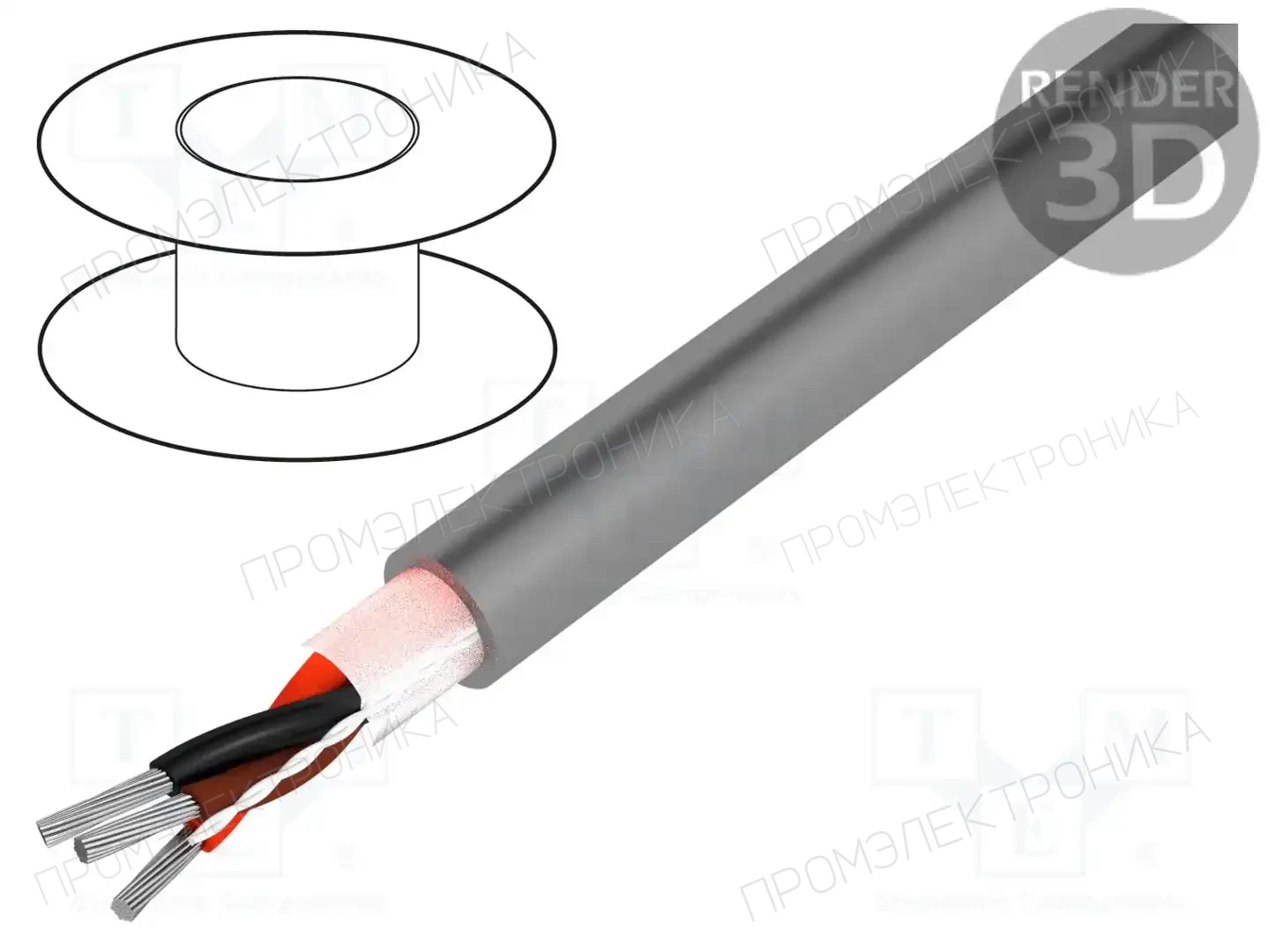 ALPHA WIRE B953031 GE321 — Провода многожильные неекранированные