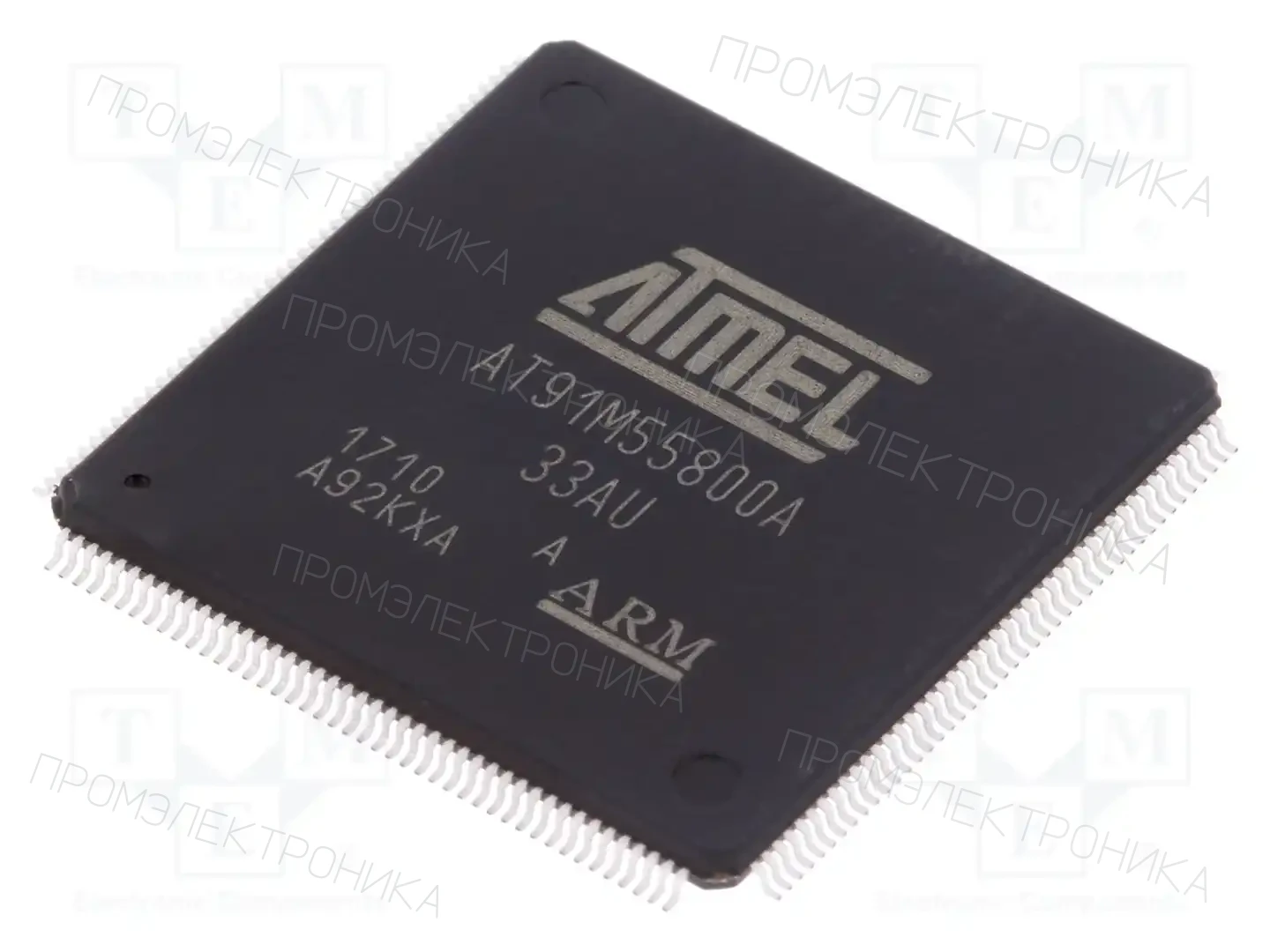 Microchip Technology AT91M55800A-33AU — Линейка ARM 32-bit
